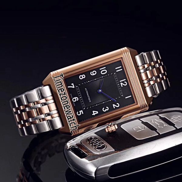 new reverso classic medium thin 2548120 miyota 8215 automatic mens watch two tone rose gold black dial stainless steel timezonewatch e26c3, Slivery;brown
new reverso classic medium thin 2548120 miyota 8215 automatic mens watch two tone rose gold black dial stainless steel timezonewatch e26c3, Slivery;brown