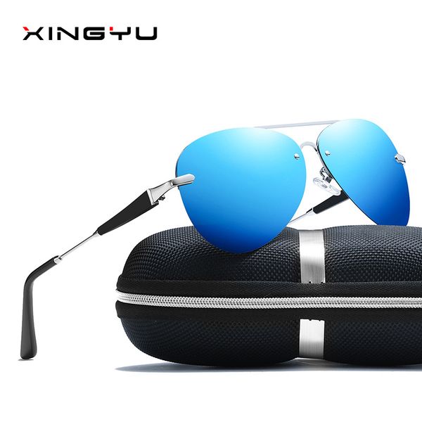 xingyu polarized men sunglasses frameless colour classic driving men's sun glasses 100% uv400 protection male eyewear eyeglasses, White;black
xingyu polarized men sunglasses frameless colour classic driving men's sun glasses 100% uv400 protection male eyewear eyeglasses, White;black