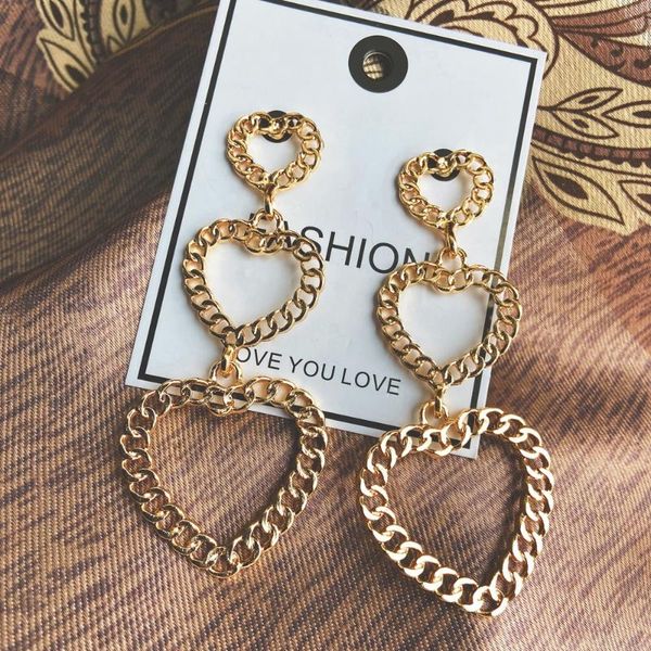 vintage metal square heart hollow chain dangle earring for women gold color big love female party jewelry gifts brincos, Silver
vintage metal square heart hollow chain dangle earring for women gold color big love female party jewelry gifts brincos, Silver