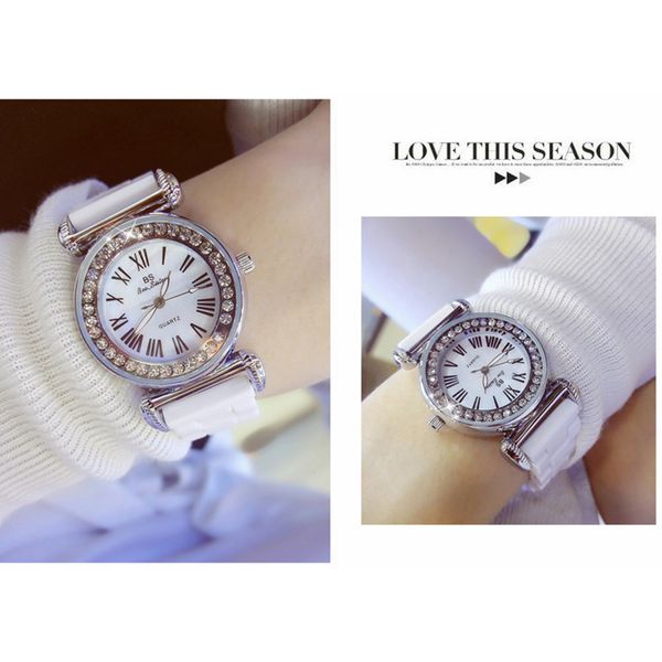 imported quartz movement ladies chain watch ceramic strap full rhinestone ladies watch high-end custom chain, Slivery;brown
imported quartz movement ladies chain watch ceramic strap full rhinestone ladies watch high-end custom chain, Slivery;brown