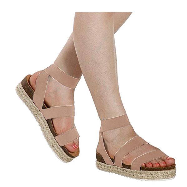 summer women's shoes open-toed round-toed flat shoes elastic belt belt retro snake pattern thick bottom straw woven roman daily, Black
summer women's shoes open-toed round-toed flat shoes elastic belt belt retro snake pattern thick bottom straw woven roman daily, Black