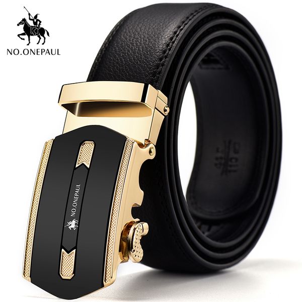 no.onepaul men's formal wear casual belt with metal gold automatic buckle personality trend leather belt ing, Black;brown
no.onepaul men's formal wear casual belt with metal gold automatic buckle personality trend leather belt ing, Black;brown