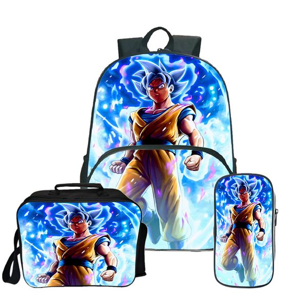 new mochila super goku backpack 3pcs/sets lunch tote pencil case school bags for teenage girls boy travel backpack
new mochila super goku backpack 3pcs/sets lunch tote pencil case school bags for teenage girls boy travel backpack