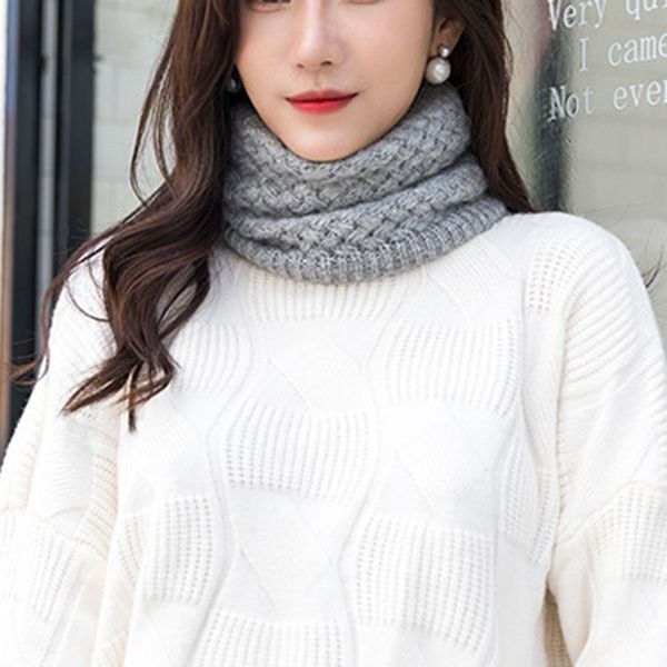 couples winter warm knitted ring loop scarves thick fleece inside elastic knit mufflers children neck warmers, Blue;gray
couples winter warm knitted ring loop scarves thick fleece inside elastic knit mufflers children neck warmers, Blue;gray