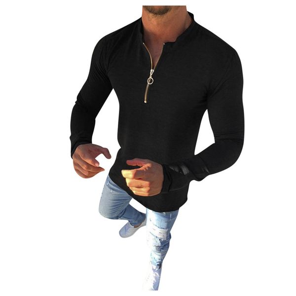 men's long sleeve solid simple button cardigan zipper casual slim fit shirt fashion men's clothes, White;black
men's long sleeve solid simple button cardigan zipper casual slim fit shirt fashion men's clothes, White;black