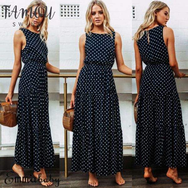 fashion dress womens casual daily o neck ankle length dot button dress sleeveless dress long summer bandage maxi s xl, Black;gray
fashion dress womens casual daily o neck ankle length dot button dress sleeveless dress long summer bandage maxi s xl, Black;gray