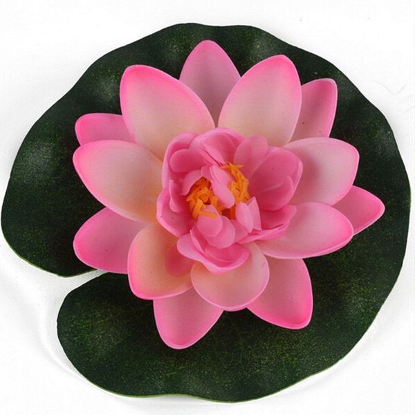 1 pcs artificial lotus water lily floating flower pond tank plant leaf ornament 10cm home wedding garden pond pool decoration
1 pcs artificial lotus water lily floating flower pond tank plant leaf ornament 10cm home wedding garden pond pool decoration