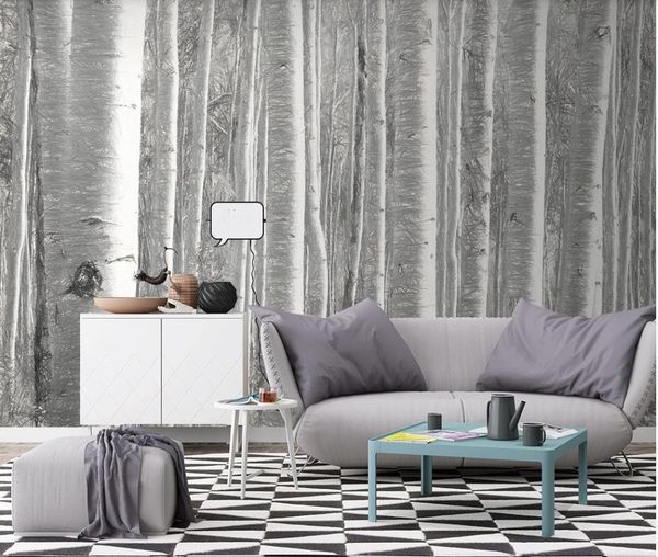 3d wallpapers modern minimalist hand painted wood birch forest wallapers tv background wall painting
3d wallpapers modern minimalist hand painted wood birch forest wallapers tv background wall painting