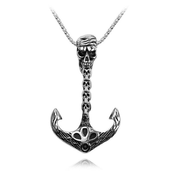 оптовая punk anchor ожерелье кулон caribbean pirate pirate anchor мужская ожерелье персонализированный подарок ювелирных изделий, Silver
оптовая punk anchor ожерелье кулон caribbean pirate pirate anchor мужская ожерелье персонализированный подарок ювелирных изделий, Silver
