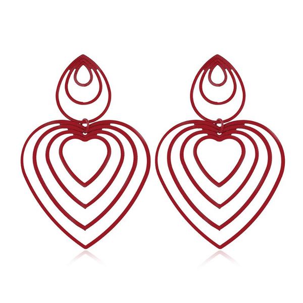 heart-shaped earrings european and american exaggerated metal earrings simple geometric multi-layer retro fashion personality, Golden;silver
heart-shaped earrings european and american exaggerated metal earrings simple geometric multi-layer retro fashion personality, Golden;silver
