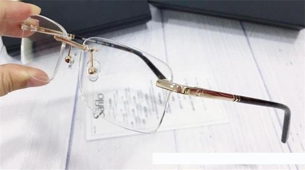 new fashion men optical titanium glasses 579 metal small square frameless popular design style with box, Black
new fashion men optical titanium glasses 579 metal small square frameless popular design style with box, Black