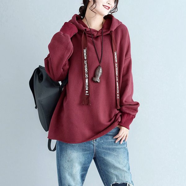 popular hoodie oversize women autumn simple long sleeve cute letter print casual loose hooded sweet sweatshirt, Black
popular hoodie oversize women autumn simple long sleeve cute letter print casual loose hooded sweet sweatshirt, Black