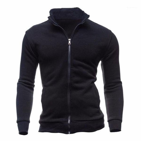 collar popular clothes designer mens solid sport jackets fashion zipper fly mens casual jacket homme stand, Black;brown
collar popular clothes designer mens solid sport jackets fashion zipper fly mens casual jacket homme stand, Black;brown