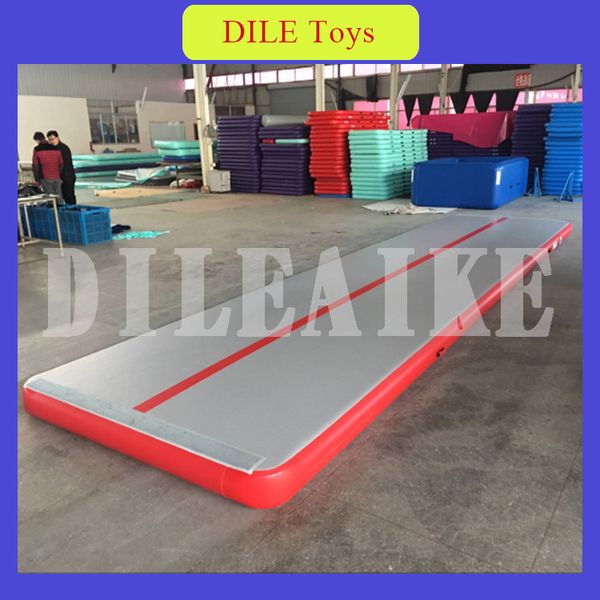 20ft Inflatable Gymnastics Air Track Tumbling Mat 4/8 Inches Thickness Airtrack Mats For Home Use/training/cheerleading/yoga/water