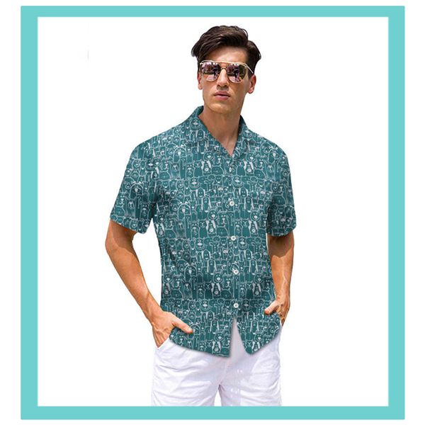 2020 fashion summer men's shirt japanese hawaii lined cartoon animal print loose shoulder shirt men's casual man's clothes, White;black 
2020 fashion summer men's shirt japanese hawaii lined cartoon animal print loose shoulder shirt men's casual man's clothes, White;black