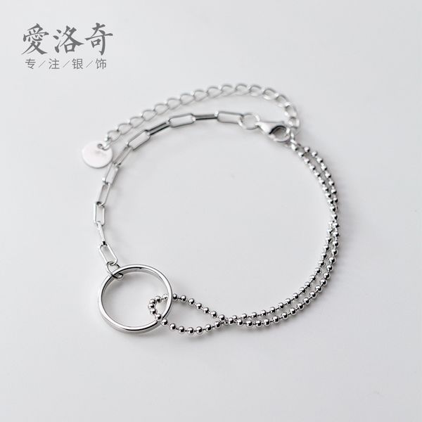charm bracelets arloch s925 silver bracelet women's small fresh ring single side double light bead chain jewelry s3263, Golden;silver
charm bracelets arloch s925 silver bracelet women's small fresh ring single side double light bead chain jewelry s3263, Golden;silver