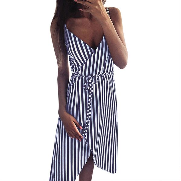 Women Vintage Sashes Sexy Party A -Line Dress Deep Sleeveless V Neck Spaghetti Strap Casual Dress Summer Fashion Women Dress
Women Vintage Sashes Sexy Party A -Line Dress Deep Sleeveless V Neck Spaghetti Strap Casual Dress Summer Fashion Women Dress