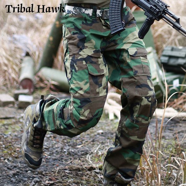 tactical camo pants men combat paintball cargo pants army soldier swat train multi pocket camouflage uniform trousers, Black
tactical camo pants men combat paintball cargo pants army soldier swat train multi pocket camouflage uniform trousers, Black