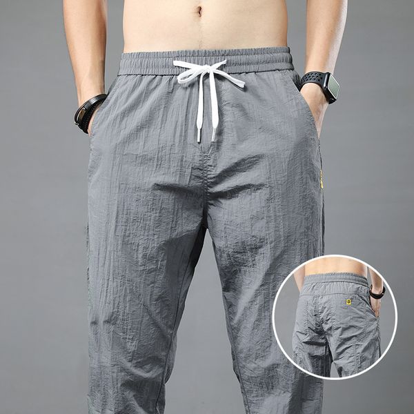 pants men 's fashion all -match loose sports viscose fiber summer thin korean -style beam feet casual, Black
pants men 's fashion all -match loose sports viscose fiber summer thin korean -style beam feet casual, Black