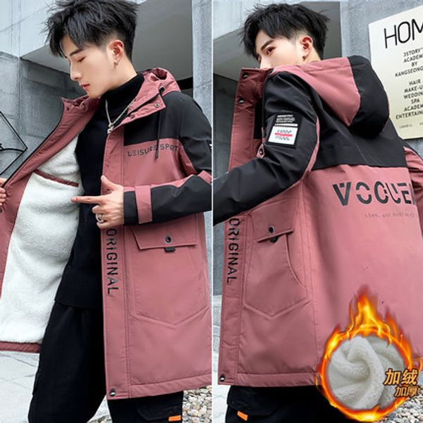 jacket men 2019 autumn and winter new men's plus velvet jacket korean version of the trend of young men's jacket men's windbr, Black;brown
jacket men 2019 autumn and winter new men's plus velvet jacket korean version of the trend of young men's jacket men's windbr, Black;brown