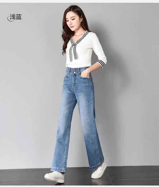 light blue straight jeans female han edition of tall waist trousers new loose show thin wide-legged pants leisure female trousers
light blue straight jeans female han edition of tall waist trousers new loose show thin wide-legged pants leisure female trousers