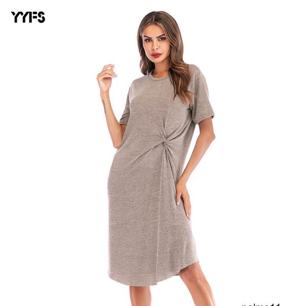 womens designer large size irregular skirt short sleeve solid color slim ins loose dress female 6o6s, Black;gray
womens designer large size irregular skirt short sleeve solid color slim ins loose dress female 6o6s, Black;gray
