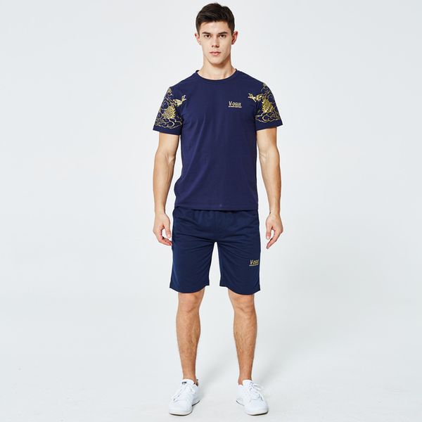 2020 men casual set summer shorts set tracksuit printed streetwear t shirts sweatpants suit young male 2 pieces track suit, Gray
2020 men casual set summer shorts set tracksuit printed streetwear t shirts sweatpants suit young male 2 pieces track suit, Gray