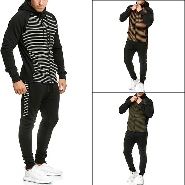 men's hoodies & sweatshirts 2021 men fashion patchwork striped long sleeve hoodie hip hop zapper tracksuits streetwear harajuku y, Black
men's hoodies & sweatshirts 2021 men fashion patchwork striped long sleeve hoodie hip hop zapper tracksuits streetwear harajuku y, Black