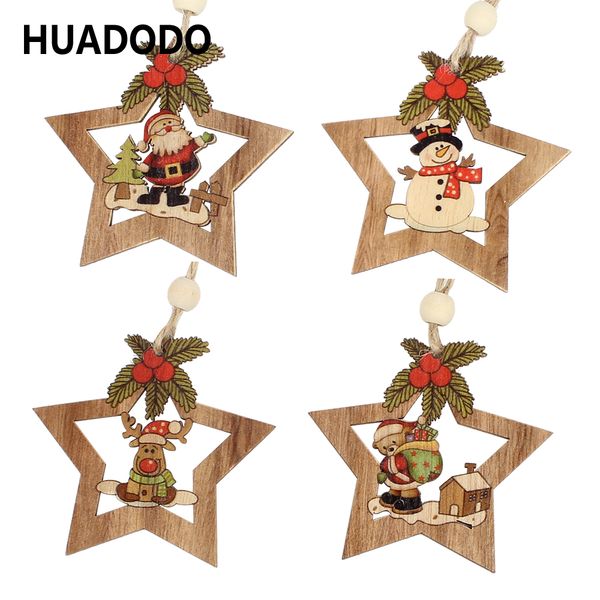 huadodo 4pcs wooden star christmas tree decoration pendants ornaments for christmas decoration ornament new year kids gift
huadodo 4pcs wooden star christmas tree decoration pendants ornaments for christmas decoration ornament new year kids gift