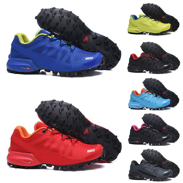 High Quality Speedcross Men Women XR Mission Running Shoe Fashion Luxury Yellow Blue Black Designer Runner Sneakers Trainers Size 36-46