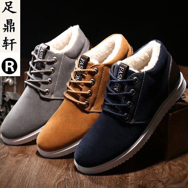 2020 new suede snow boots men winter boots male casual fashion shoes comfy plush warm botas original non-slip men's booties 1199, Black
2020 new suede snow boots men winter boots male casual fashion shoes comfy plush warm botas original non-slip men's booties 1199, Black