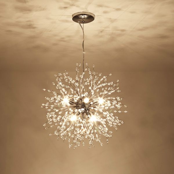 creative dandelion crystal chandelier pendant lamp for cafe home decoration modern led ceiling lights european hanging light
creative dandelion crystal chandelier pendant lamp for cafe home decoration modern led ceiling lights european hanging light