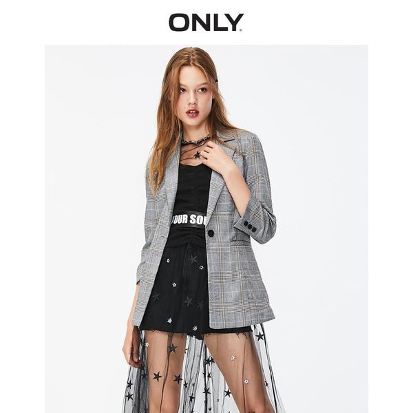only2019 летом новый стиль решетки тонкий повседневный пиджак | 119308513, White;black
only2019 летом новый стиль решетки тонкий повседневный пиджак | 119308513, White;black