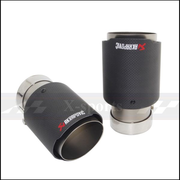 car styling akrapovic matte carbon fiber muffler tip exhaust systems tail pipes stainless steel trim straight sandblasting
car styling akrapovic matte carbon fiber muffler tip exhaust systems tail pipes stainless steel trim straight sandblasting
