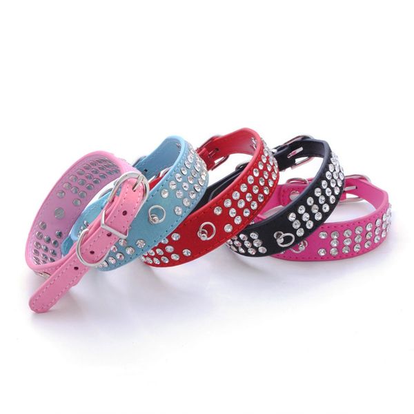 exquisite bling crystal dog collar diamond puppy pet shiny full rhinestone necklace collar collars for pet little dogs supplies
exquisite bling crystal dog collar diamond puppy pet shiny full rhinestone necklace collar collars for pet little dogs supplies