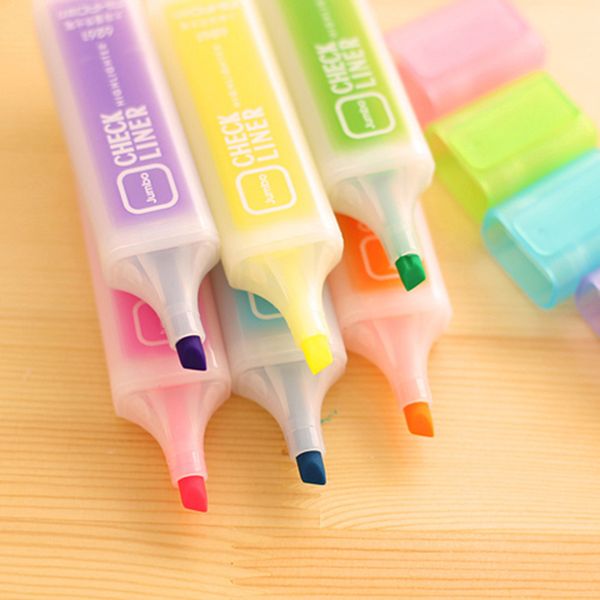 10 pcs/pack highlighter cute kawaii markers fluorescent pen water color pen for painting school supplies japanese stationery, Black;red
10 pcs/pack highlighter cute kawaii markers fluorescent pen water color pen for painting school supplies japanese stationery, Black;red