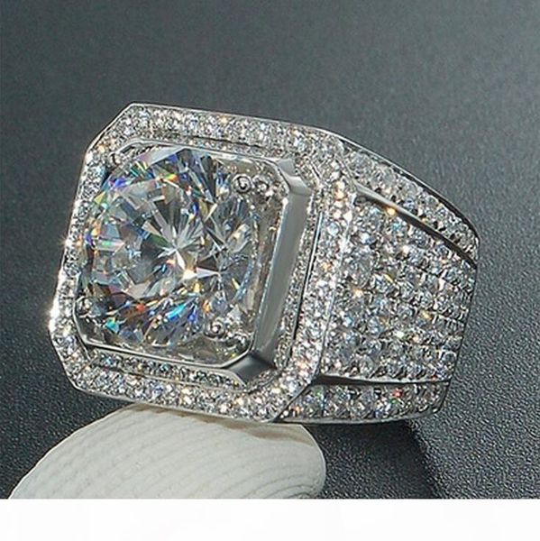 luxury jewelry selling handmade 925 sterling silver round cut 5a clear white cz wedding pave party men ring size 8-13 c19041601, Slivery;golden
luxury jewelry selling handmade 925 sterling silver round cut 5a clear white cz wedding pave party men ring size 8-13 c19041601, Slivery;golden