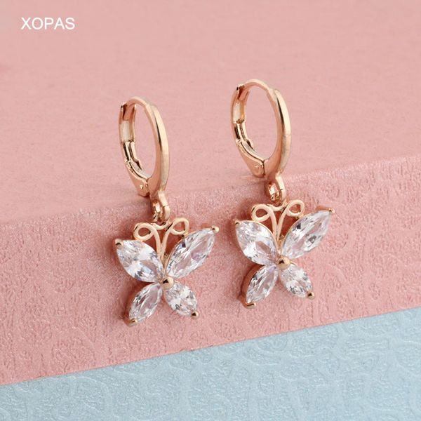 2020 new women's earrings fashion cubic zirconia small cute butterfly drop earrings animal sweet dangle for girls, Silver
2020 new women's earrings fashion cubic zirconia small cute butterfly drop earrings animal sweet dangle for girls, Silver