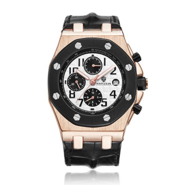 2019 new web celebrity style men's watch leather business waterproof men's watch automatic mechanical watch sale, Slivery;brown
2019 new web celebrity style men's watch leather business waterproof men's watch automatic mechanical watch sale, Slivery;brown