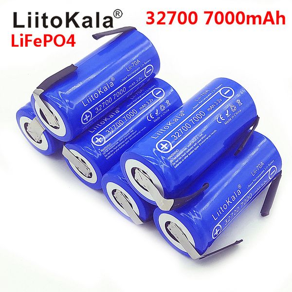 liitokala lii-70a 32700 lifepo4 3.2v 7000mah battery 33a 55a weld strip for screwdriver cell electric bike powered+nickel sheets
liitokala lii-70a 32700 lifepo4 3.2v 7000mah battery 33a 55a weld strip for screwdriver cell electric bike powered+nickel sheets