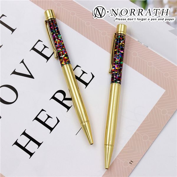 norrath stationery metal golden ballpoint pen gift pen school supplies office accessories oily refill 1.0, Blue;orange
norrath stationery metal golden ballpoint pen gift pen school supplies office accessories oily refill 1.0, Blue;orange