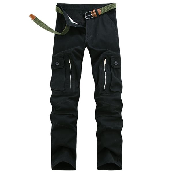men's pants autumn spring tactical cargo pant men army male plus size 40 multi-pocket for worker fashion baggy sweatpants, Black
men's pants autumn spring tactical cargo pant men army male plus size 40 multi-pocket for worker fashion baggy sweatpants, Black