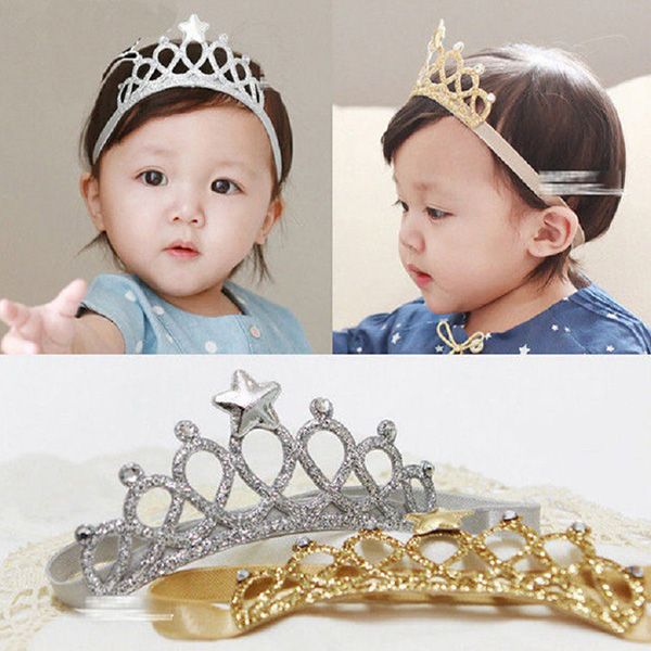 baby star crystal crown headband soft elastic fiber girls hair band headwear h9, Slivery;white
baby star crystal crown headband soft elastic fiber girls hair band headwear h9, Slivery;white