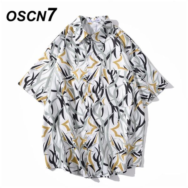 oscn7 casual printed short sleeve shirt men street 2020 hawaii beach oversize women fashion harujuku shirts for men 1023, White;black
oscn7 casual printed short sleeve shirt men street 2020 hawaii beach oversize women fashion harujuku shirts for men 1023, White;black