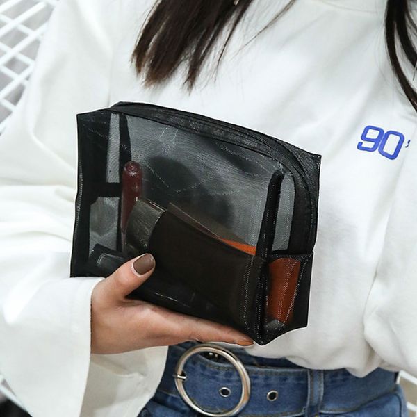 wash pouch large capacity travel storage cosmetic toiletry zipper portable mesh transparent women multifunction makeup bag
wash pouch large capacity travel storage cosmetic toiletry zipper portable mesh transparent women multifunction makeup bag