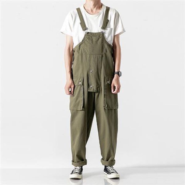bannaji men`s women`s bib overalls loose fit multi pockets fashion street style japanese hip hop suspender pants baggy, Blue
bannaji men`s women`s bib overalls loose fit multi pockets fashion street style japanese hip hop suspender pants baggy, Blue