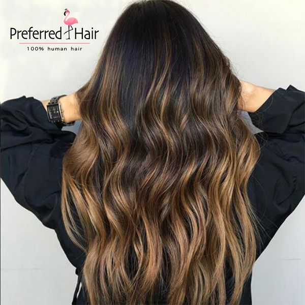 preferred blonde highlights 360 lace frontal wig preplucked baby hair 150% loose wave wig brazilian remy ombre human hair, Black;brown
preferred blonde highlights 360 lace frontal wig preplucked baby hair 150% loose wave wig brazilian remy ombre human hair, Black;brown