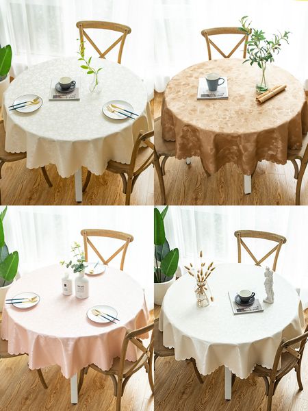 luxurious round jacquard printed pu grey cloth table cloth covers tablecloth for home wedding restaurant party christmas decor
luxurious round jacquard printed pu grey cloth table cloth covers tablecloth for home wedding restaurant party christmas decor