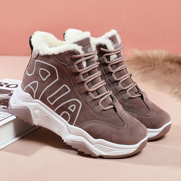 jintoho women winter casual sneakers plush warm women shoes lace up suede female ankle boots comrfortable platform shoes woman, Black
jintoho women winter casual sneakers plush warm women shoes lace up suede female ankle boots comrfortable platform shoes woman, Black