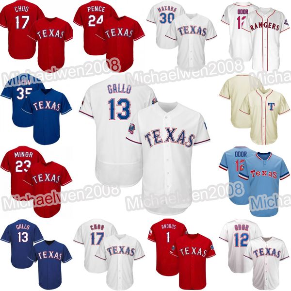 Texas Joey Gallo Elvis Andrus Delino DeShields Hunter Pence Rougned Odor Rangers Shin-Soo Choo Adrian Beltre Lance Lynn Mike Minor Jersey
Texas Joey Gallo Elvis Andrus Delino DeShields Hunter Pence Rougned Odor Rangers Shin-Soo Choo Adrian Beltre Lance Lynn Mike Minor Jersey